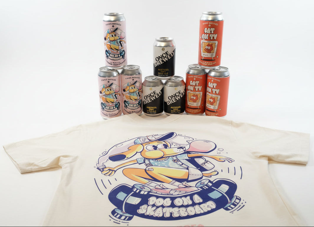 Alcohol Free Beer Box with t-shirt