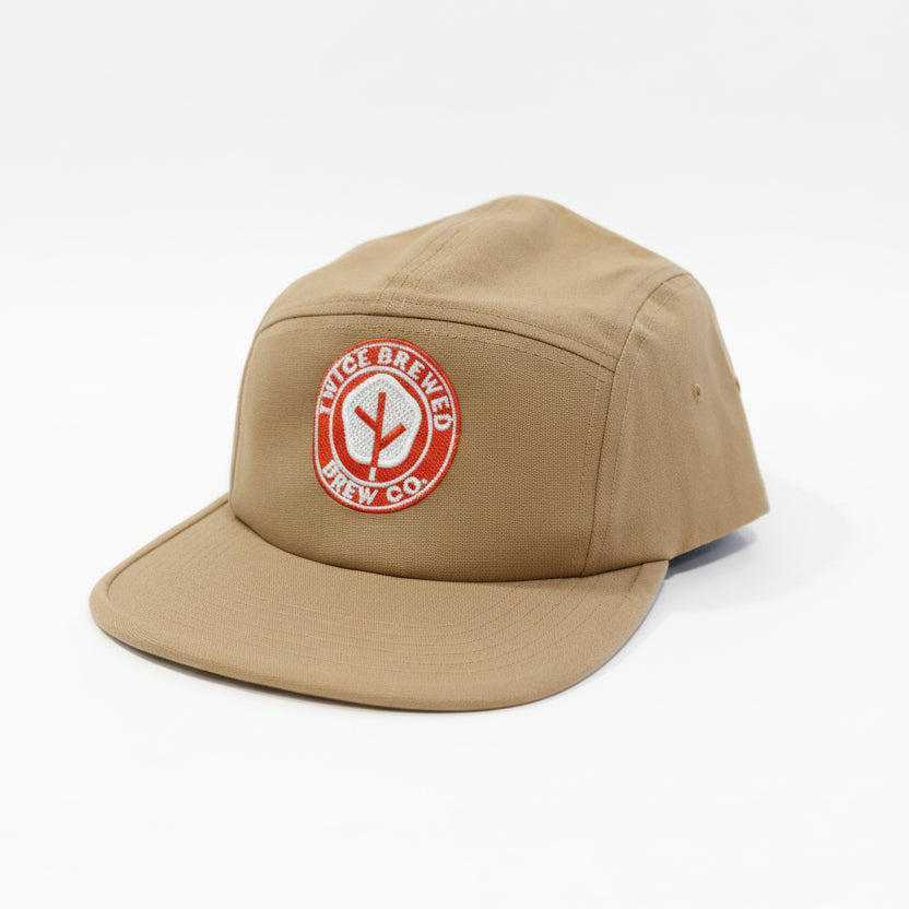 Twice Brewed 5 Panel Cap (Desert Sand)