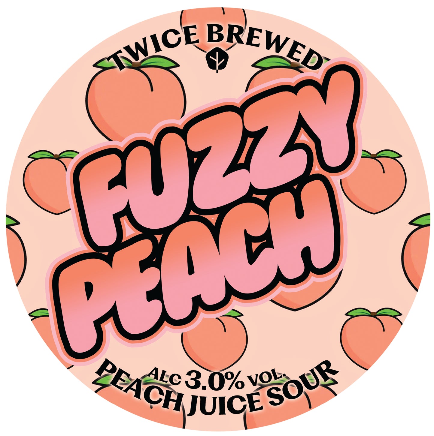 Fuzzy Peach, Peach Juice Sour, 3.0% - 440ml Can