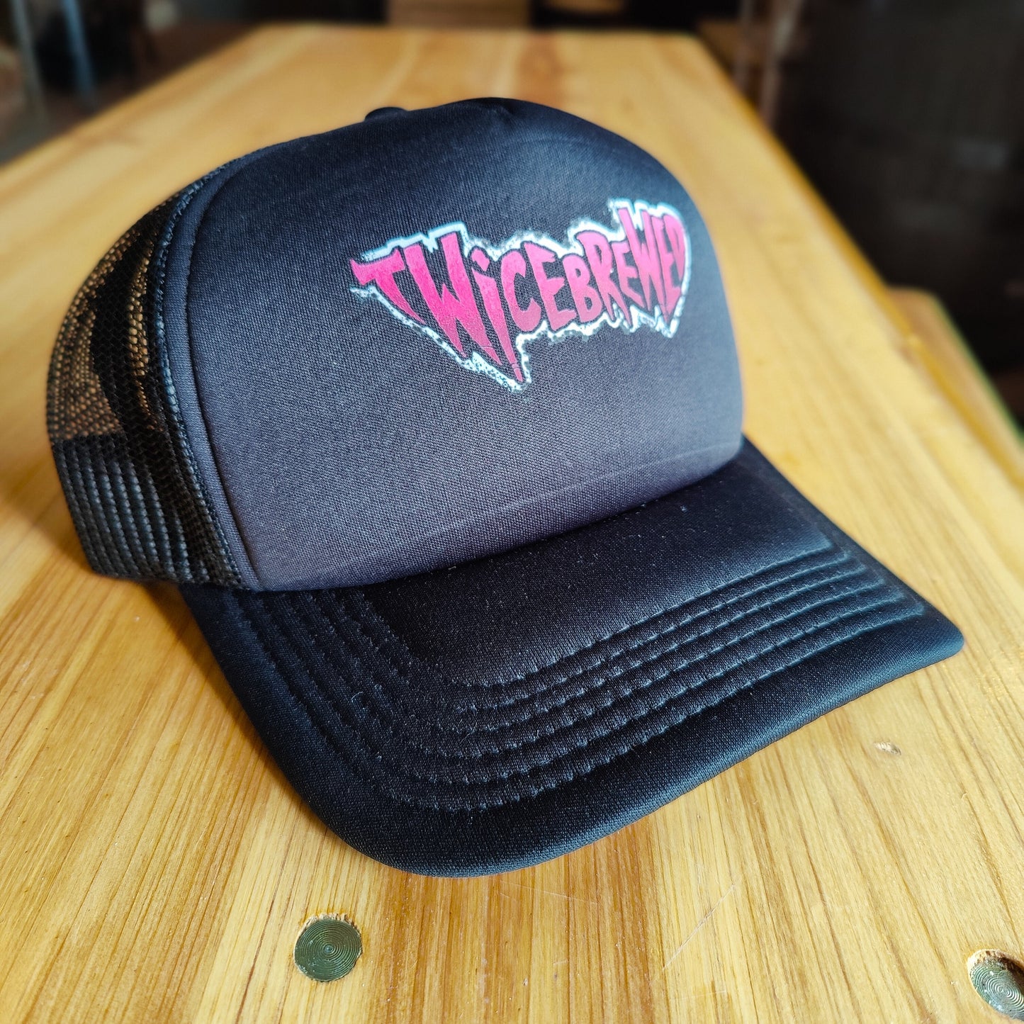 Twice Brewed Horror Logo Trucker Cap