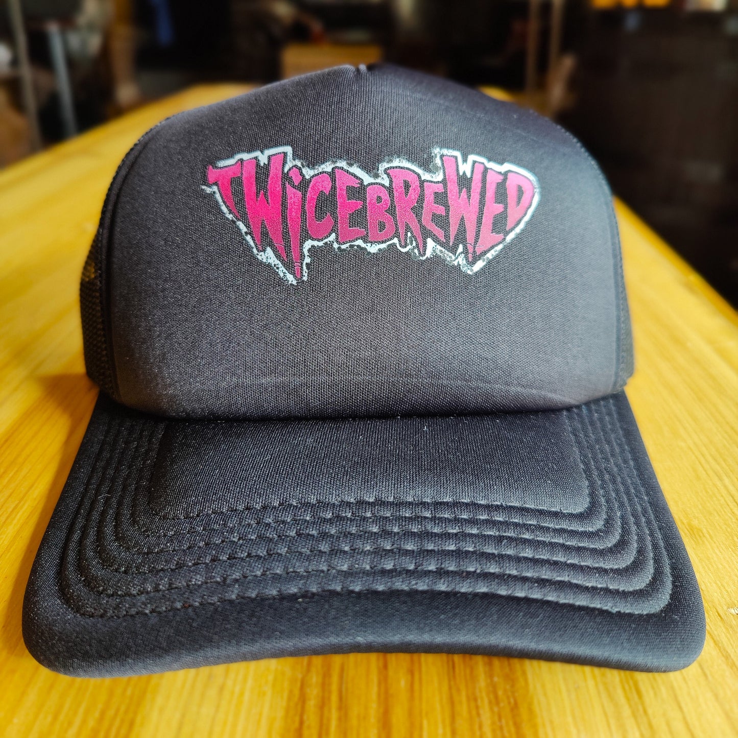 Twice Brewed Horror Logo Trucker Cap