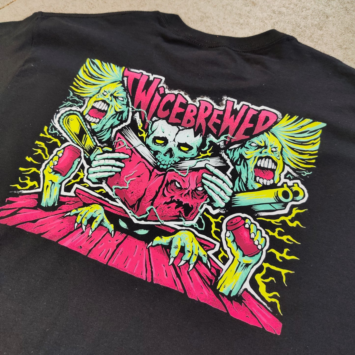 Twice Brewed Horror T-Shirt (Black)