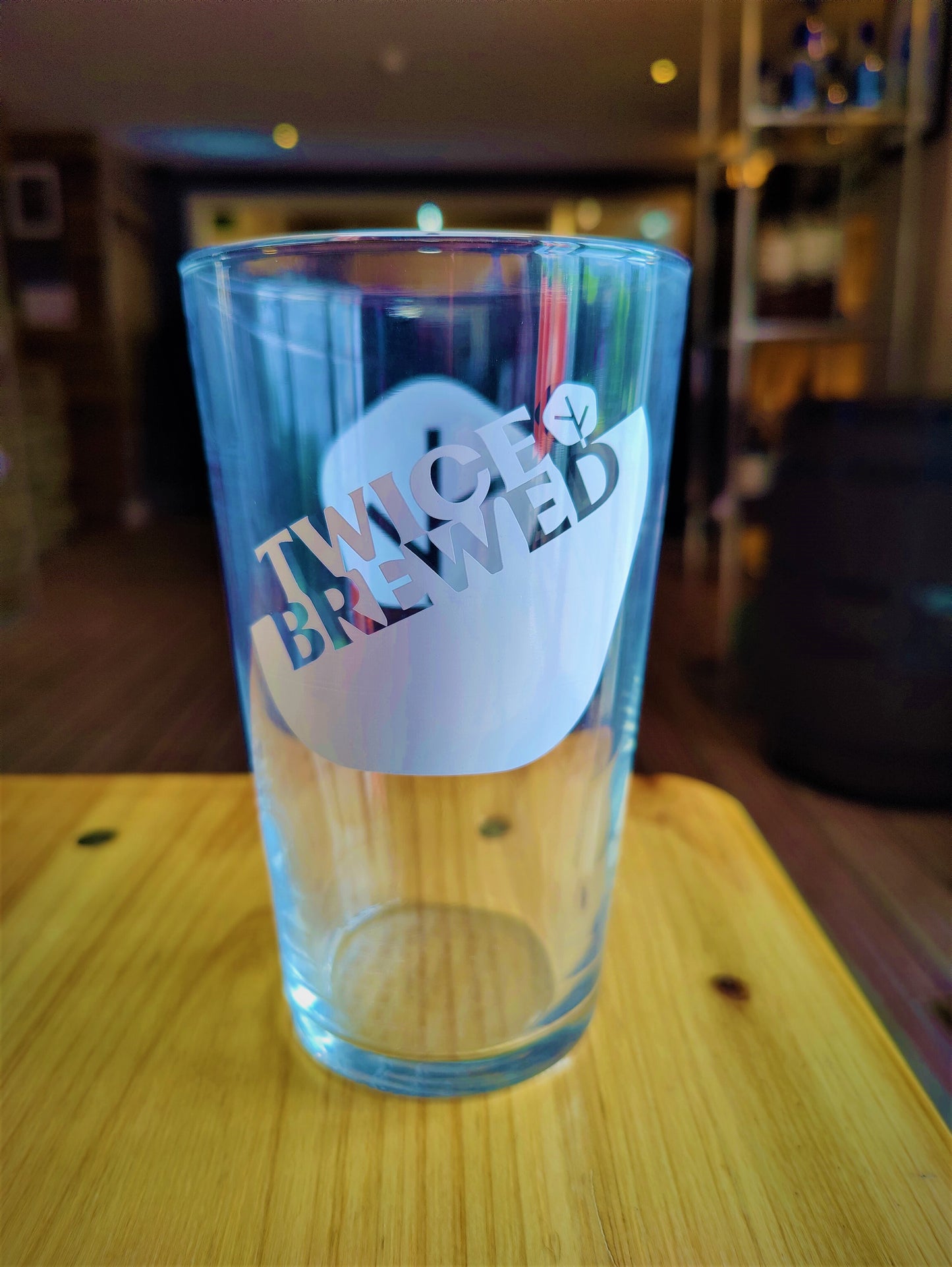 Twice Brewed Pint Glass