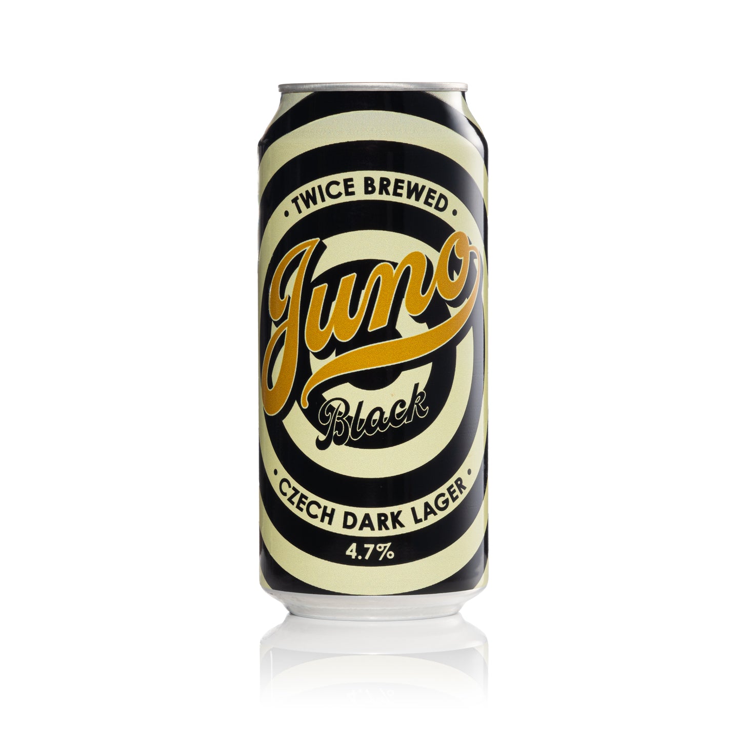 Juno Black, Czech Dark Lager (GF), 4.7% - 440ml Can