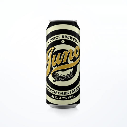 Juno Black, Czech Dark Lager (GF), 4.7% - 440ml Can