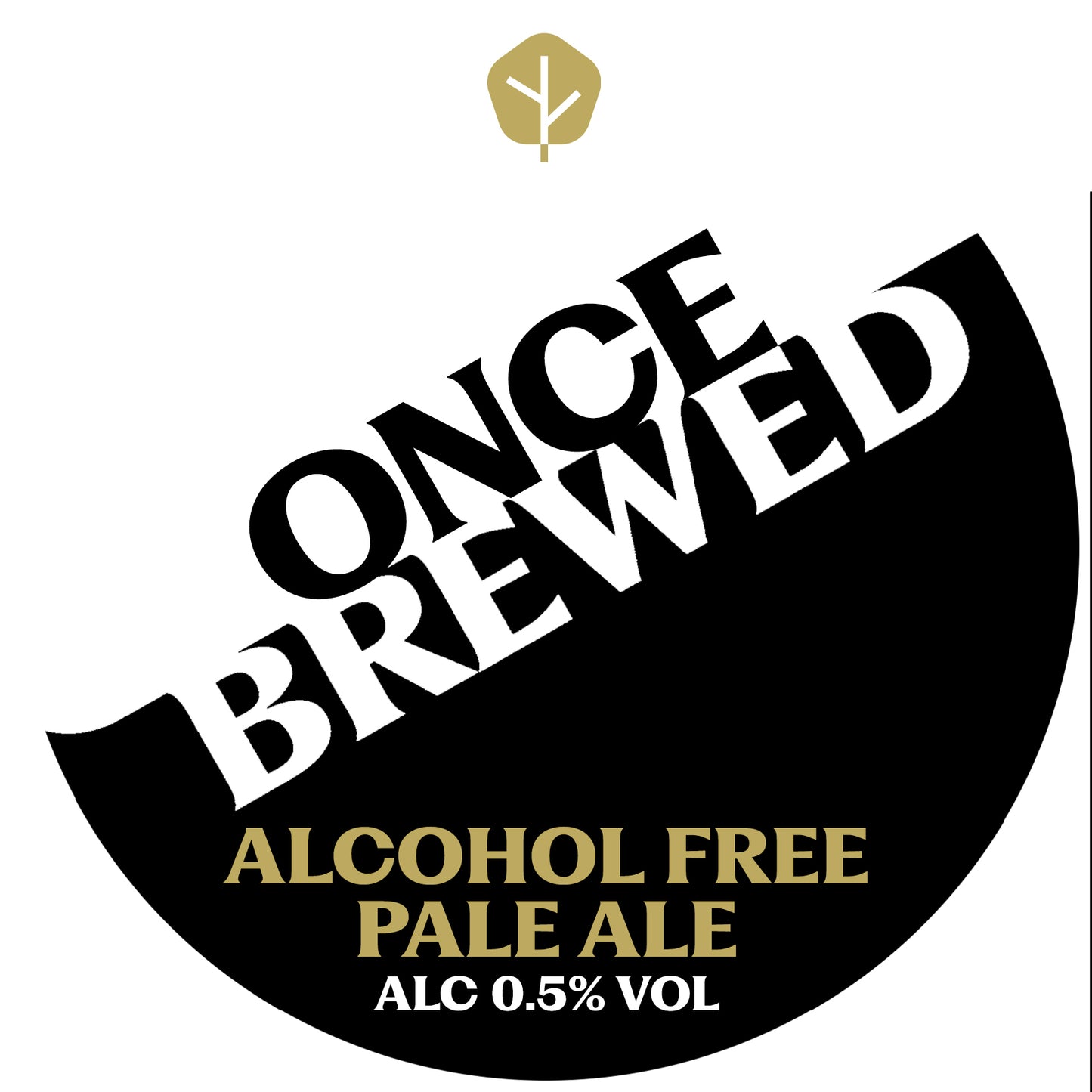 Once Brewed, Alcohol Free Pale Ale, 0.5% - 330ml Can