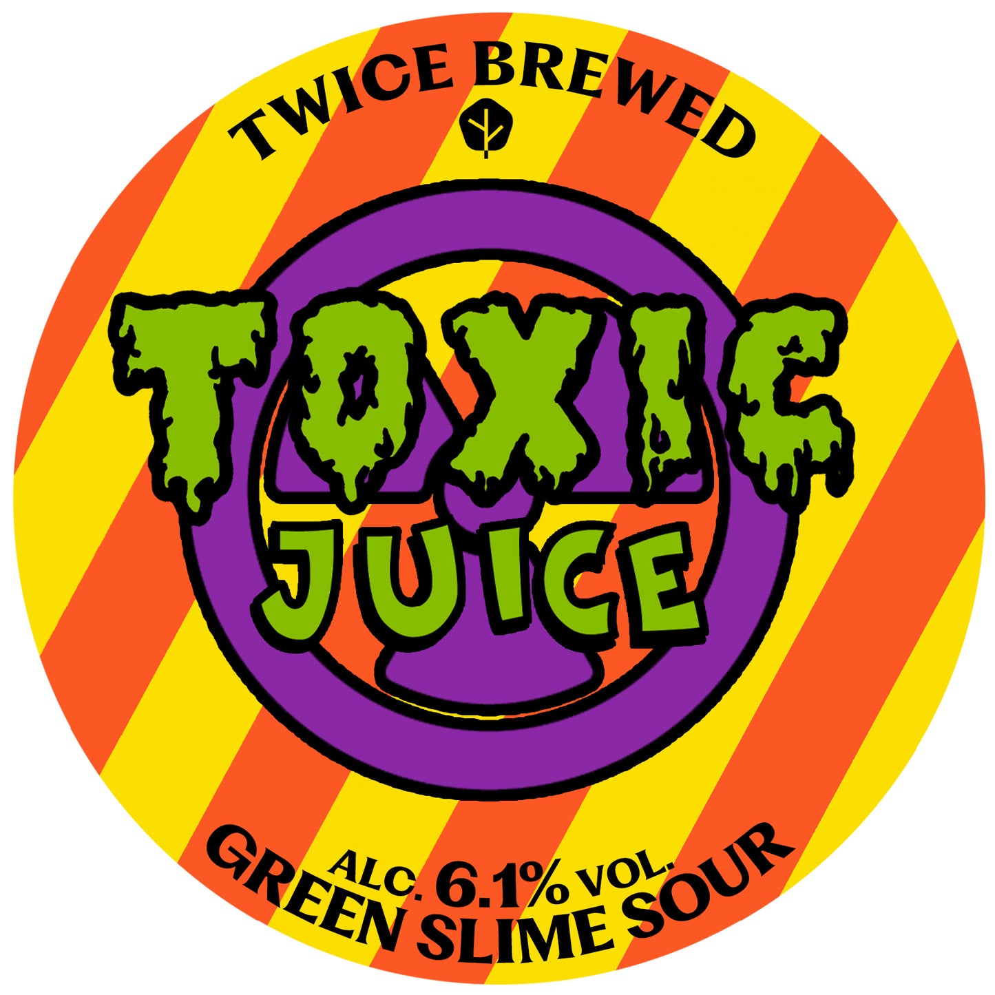Toxic Juice, Green Slime Sour, 6.1% - 440ml Can