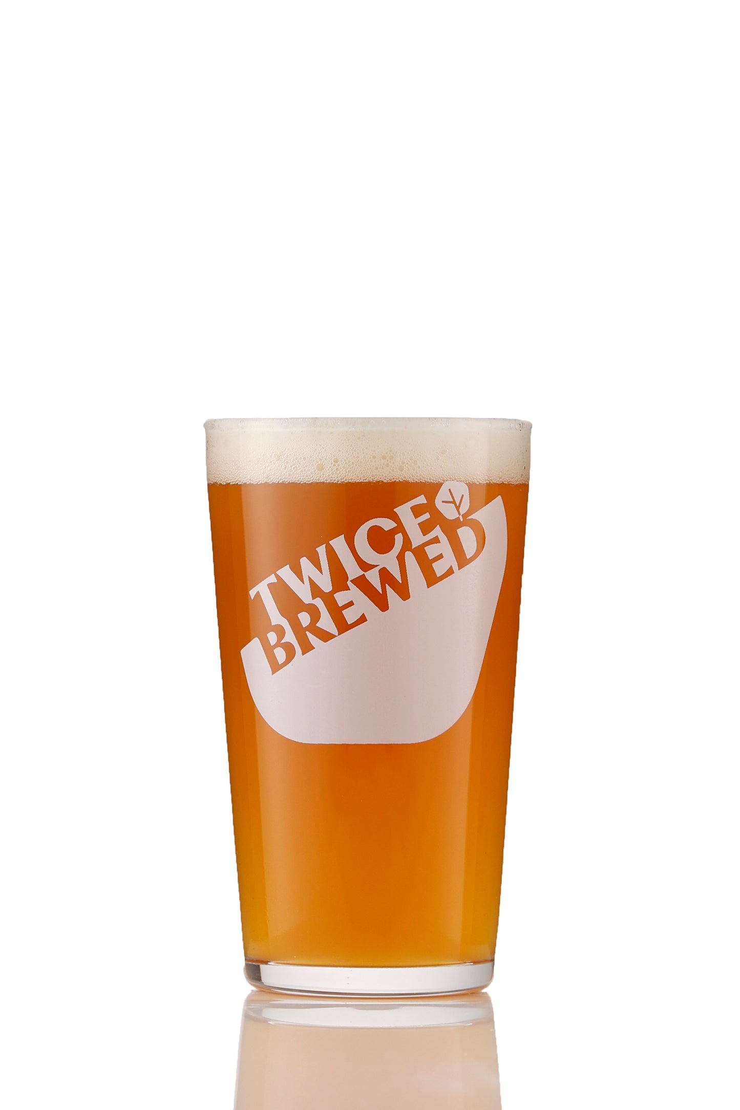 Twice Brewed Half Pint Glass