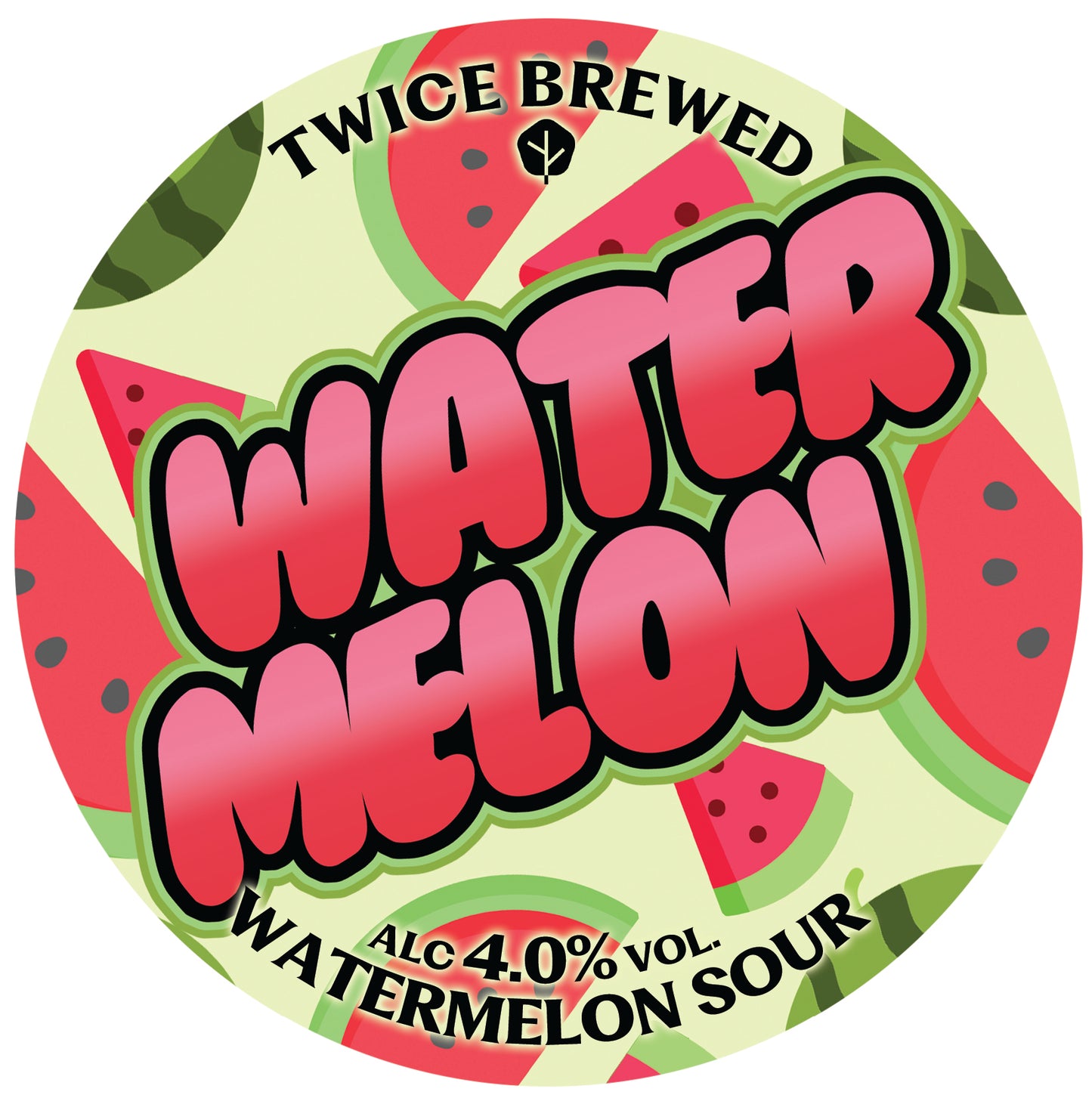 Watermelon, Watermelon Juice Sour, 4.0% - 440ml Can