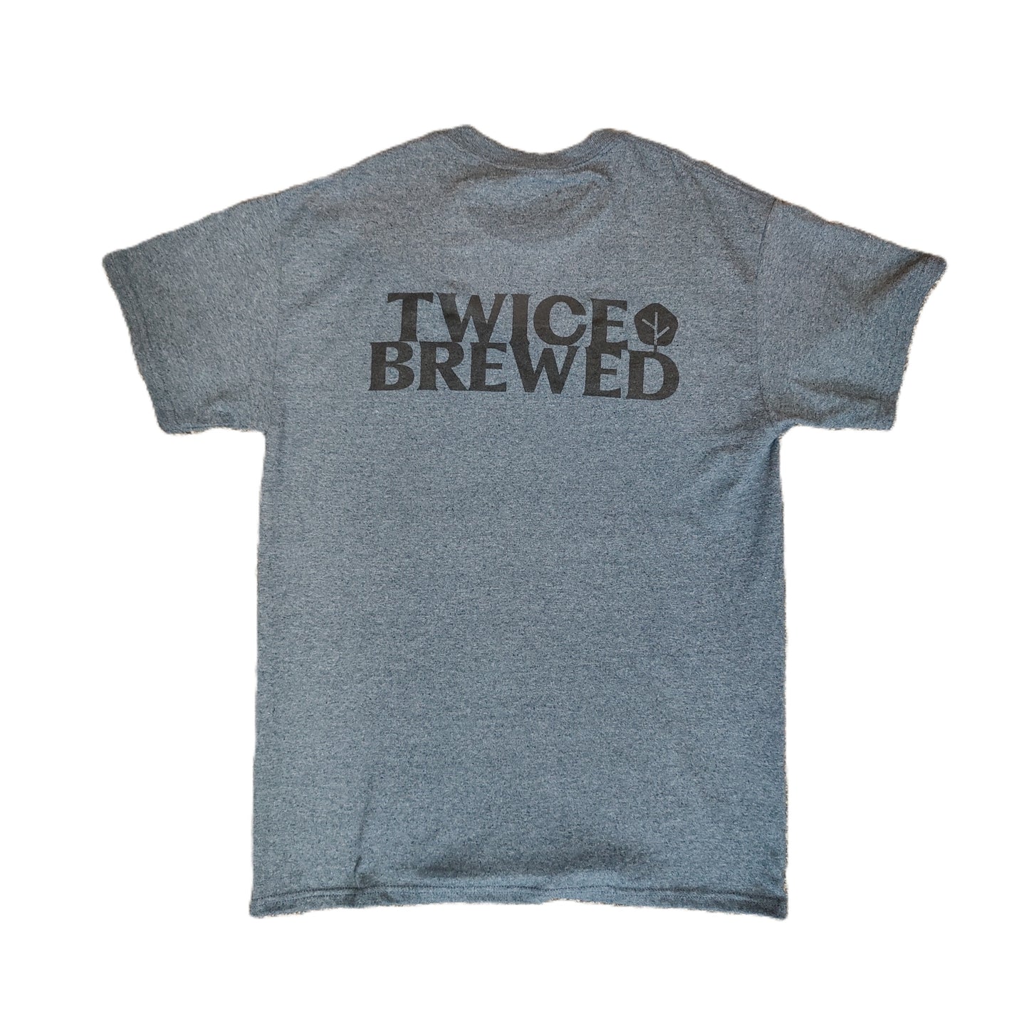 Twice Brewed Brewing Co Logo T-Shirt (Dark Heather Grey)