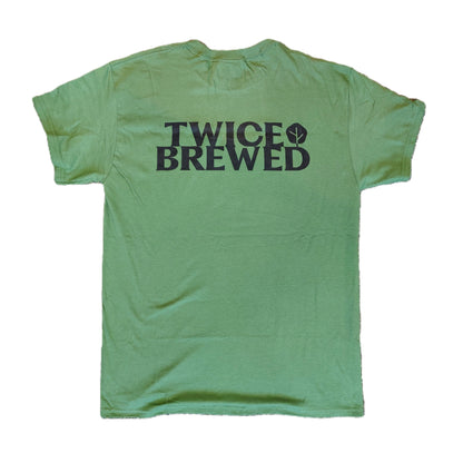 Twice Brewed Brewing Co Logo T-Shirt (Military Green)