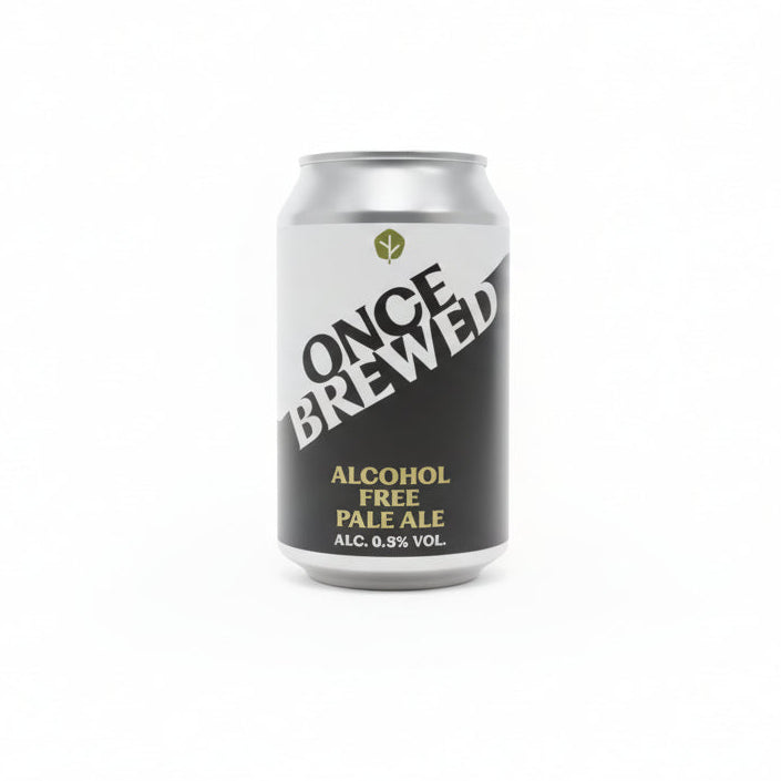 Once Brewed, Alcohol Free Pale Ale, 0.5% - 330ml Can