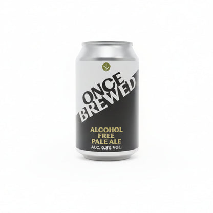 Once Brewed, Alcohol Free Pale Ale, 0.5% - 330ml Can