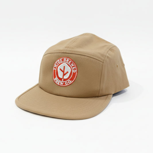 Twice Brewed 5 Panel Cap (Desert Sand)