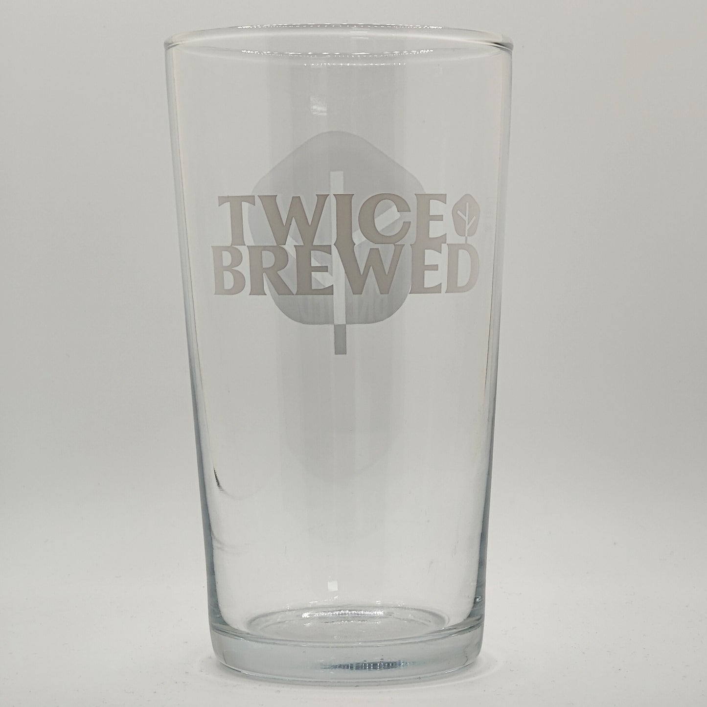 Twice Brewed Pint Glass