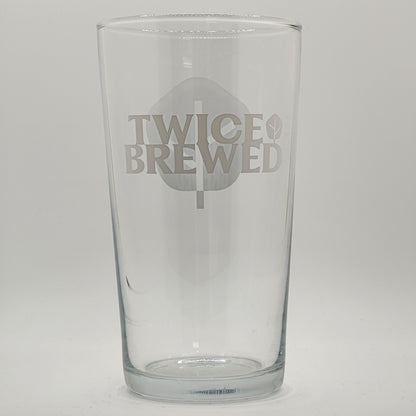 Twice Brewed Pint Glass