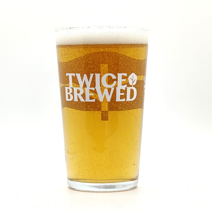 Twice Brewed Half Pint Glass