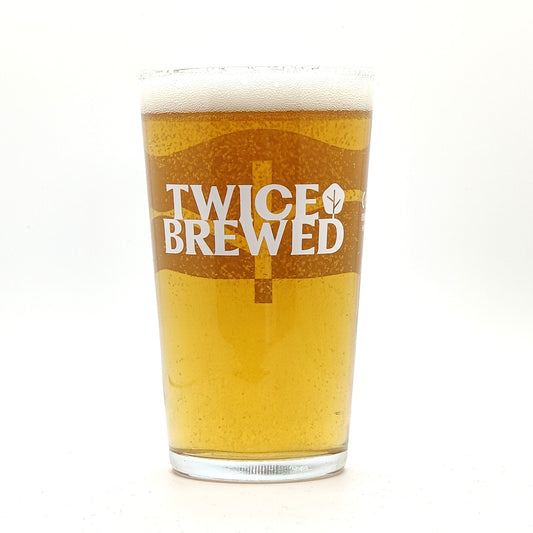 Twice Brewed Half Pint Glass