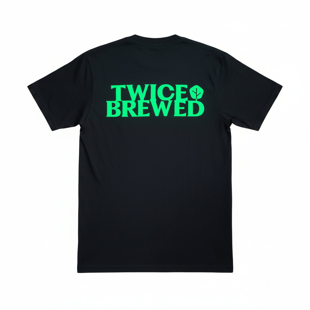 Twice Brewed Brewing Co Logo T-Shirt (Black)