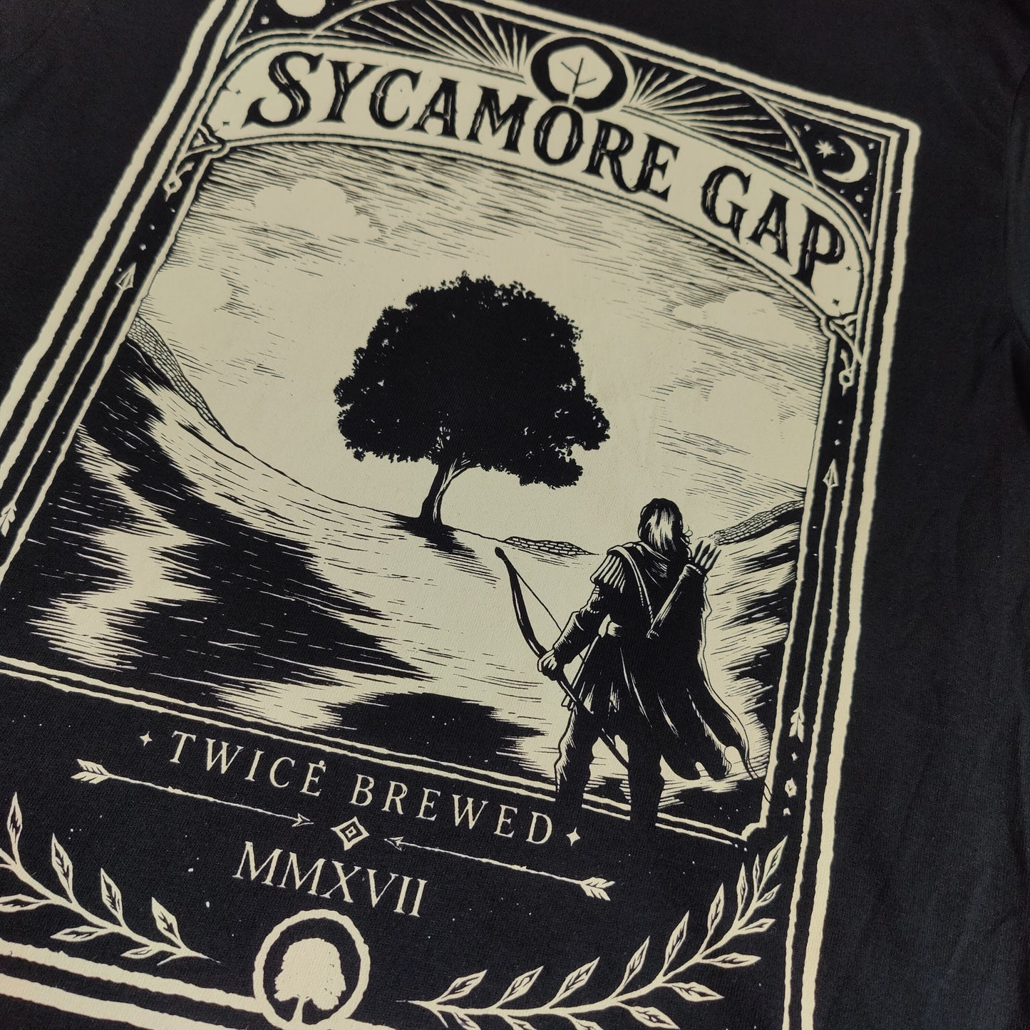 Twice Brewed Sycamore Gap T-Shirt (Black)