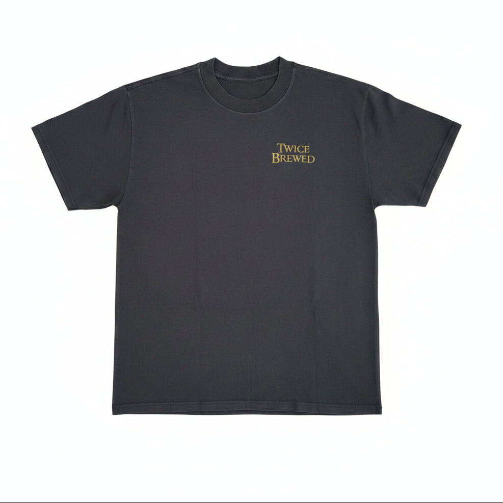 Follow The Critical Path Heavy Faded T-Shirt (Washed Black)