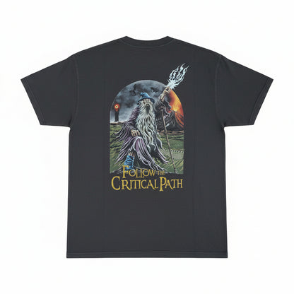 Follow The Critical Path Heavy Faded T-Shirt (Washed Black)