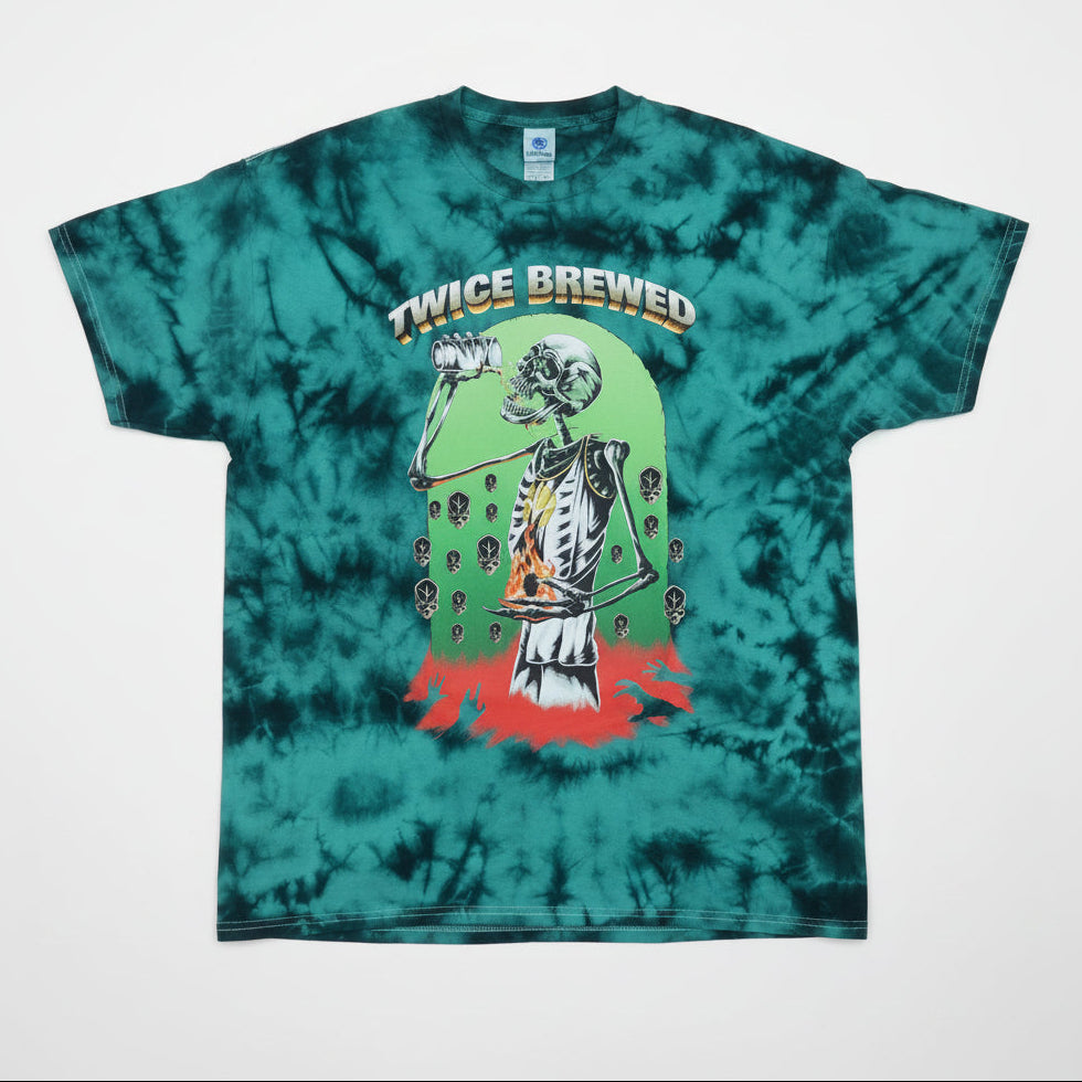 Twice Brewed Grateful Dead inspired T-Shirt (Crystal Jade Tie Dye)