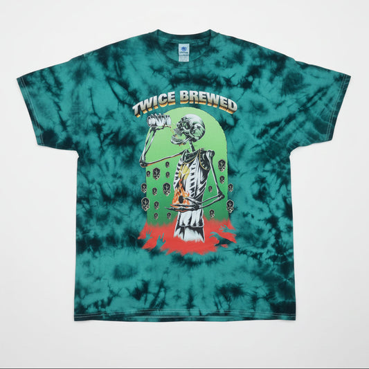 Twice Brewed Grateful Dead inspired T-Shirt (Crystal Jade Tie Dye)