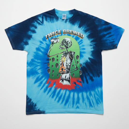 Twice Brewed Grateful Dead inspired T-Shirt (Blue Ocean Tie Dye)