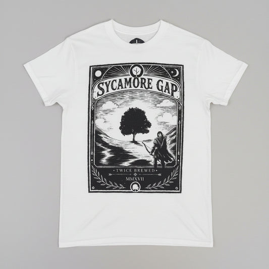 Twice Brewed Sycamore Gap T-Shirt (White)