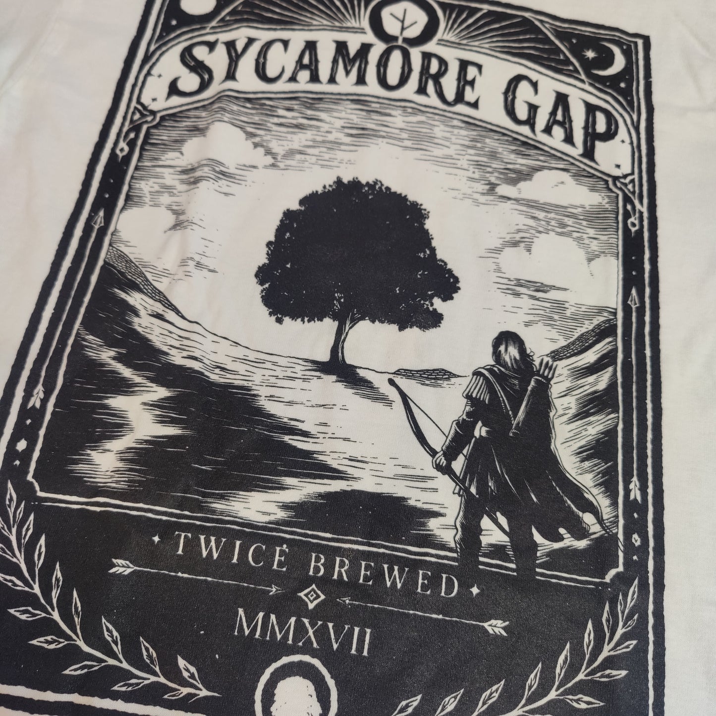 Twice Brewed Sycamore Gap T-Shirt (White)