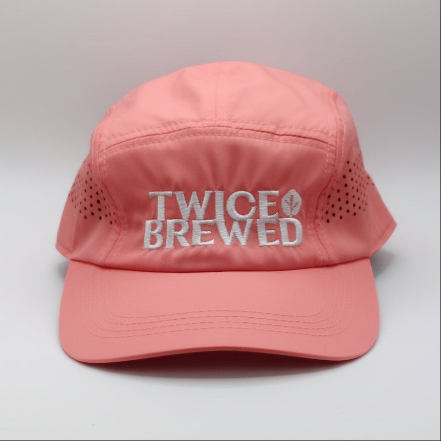 Twice Brewed Logo Technical Cap (Salmon Pink)