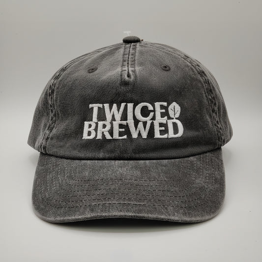 Twice Brewed Logo Relaxed Vintage Cap (Vintage Black)