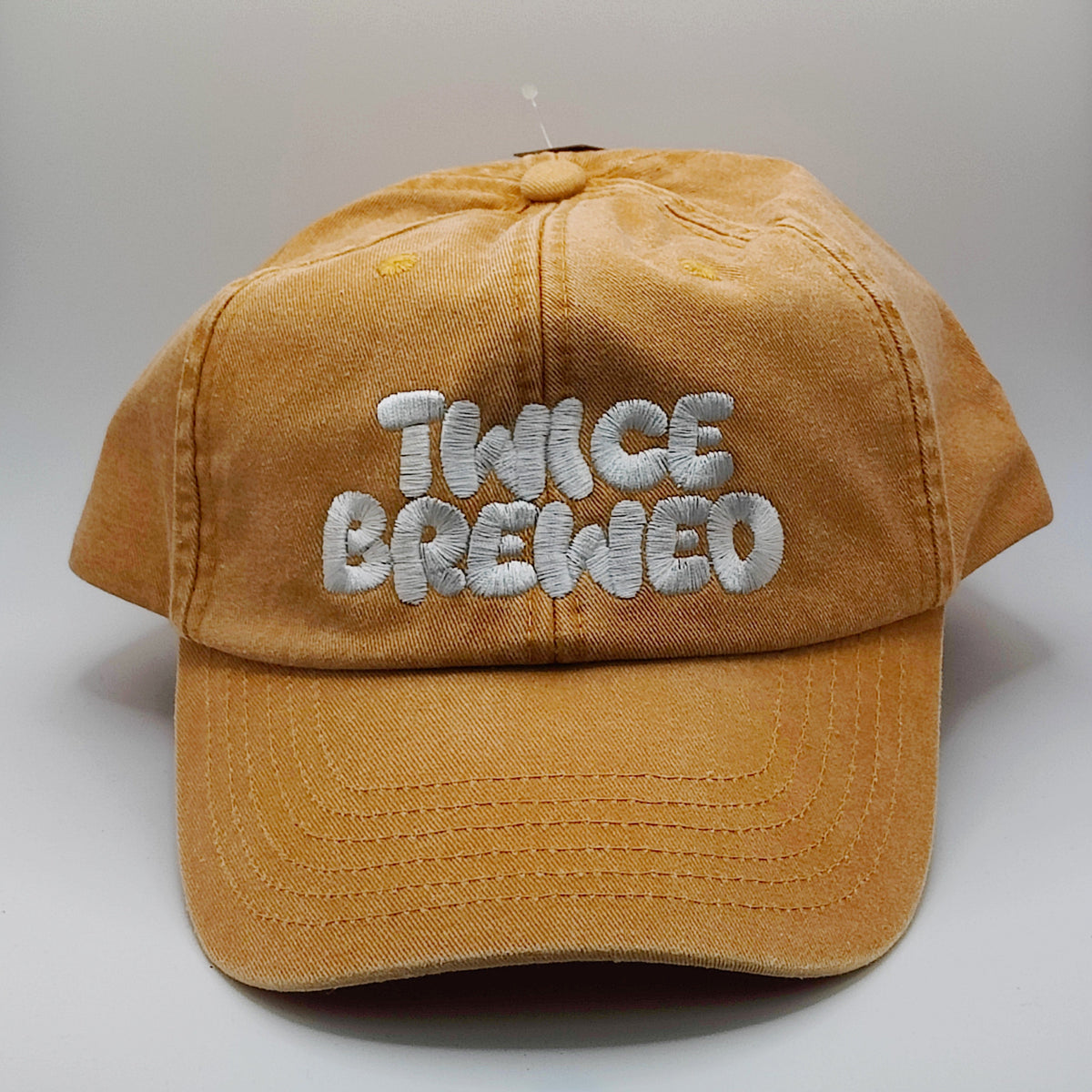 Twice Brewed Low Profile Vintage Cap (Vintage Mustard)