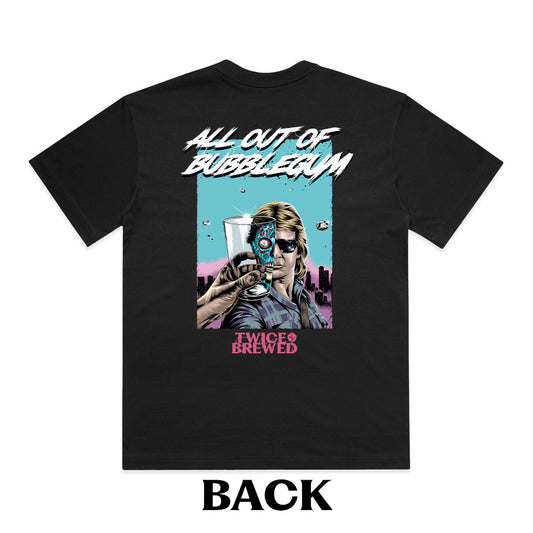 All Out Of Bubblegum Premium Box Fit T-Shirt (Black)