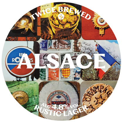 Alsace, Rustic Lager, 4.8% - 330ml Can