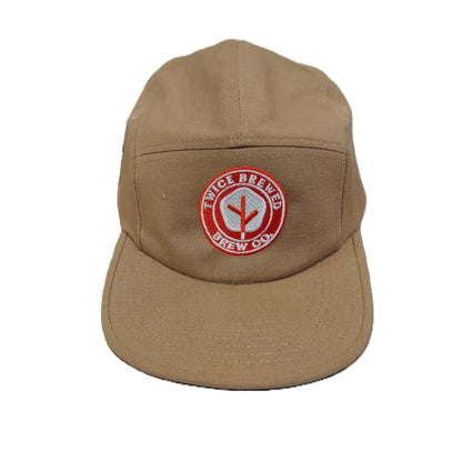 Twice Brewed 5 Panel Cap (Desert Sand)