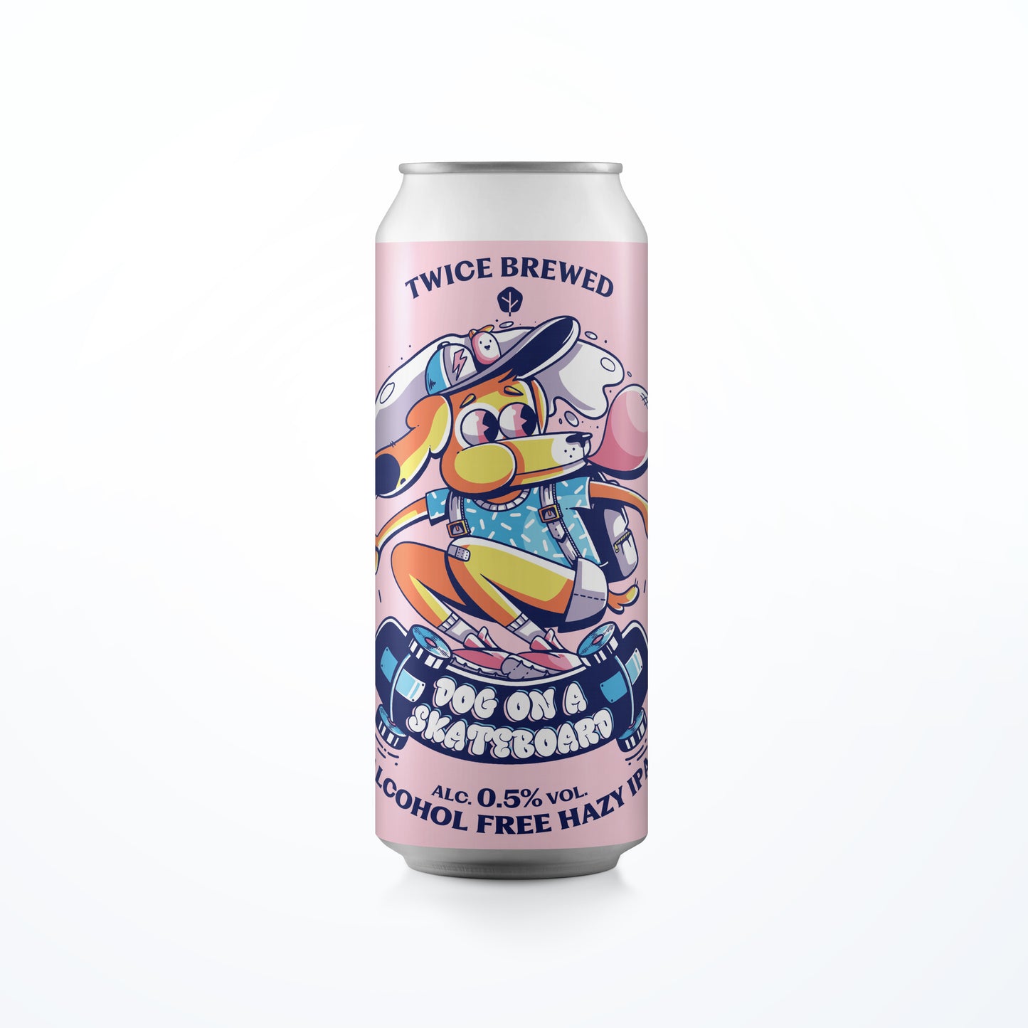 Dog on a Skateboard, AF Hazy IPA, 0.5% - 440ml Can