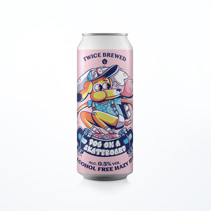 Dog on a Skateboard, AF Hazy IPA, 0.5% - 440ml Can