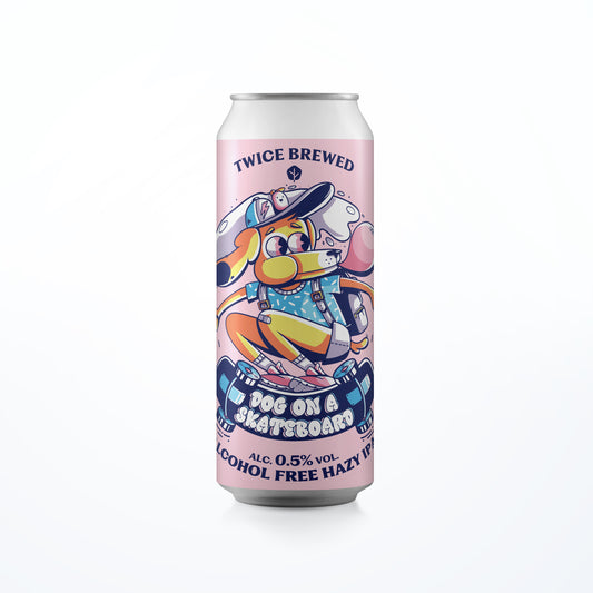 Dog on a Skateboard, AF Hazy IPA, 0.5% - 440ml Can
