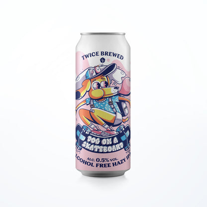 Dog on a Skateboard, AF Hazy IPA, 0.5% - 440ml Can