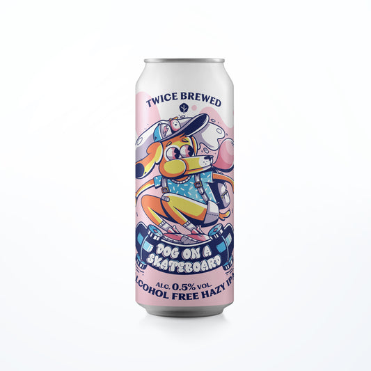 Dog on a Skateboard, AF Hazy IPA, 0.5% - 440ml Can