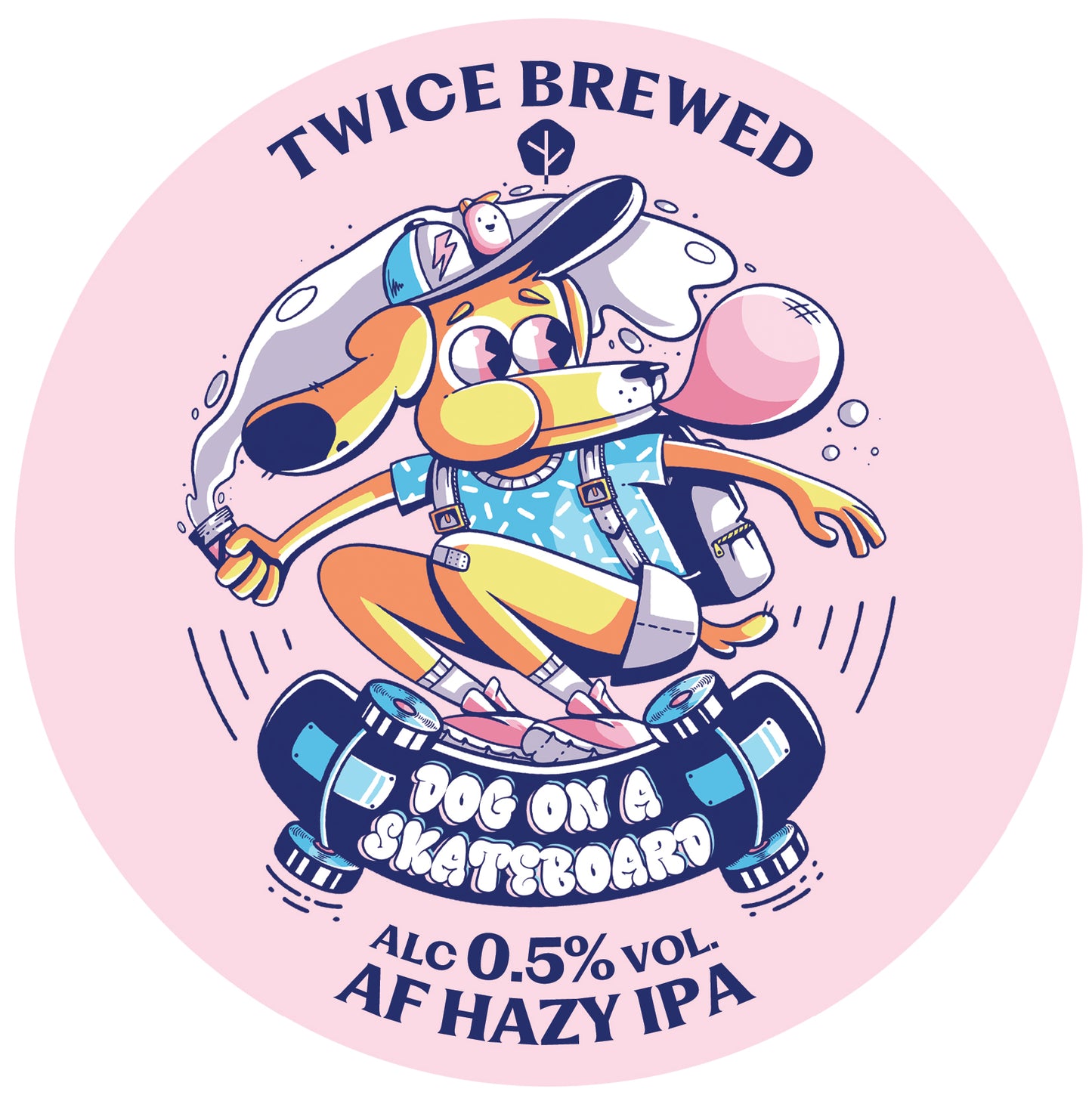 Dog on a Skateboard, AF Hazy IPA, 0.5% - 440ml Can
