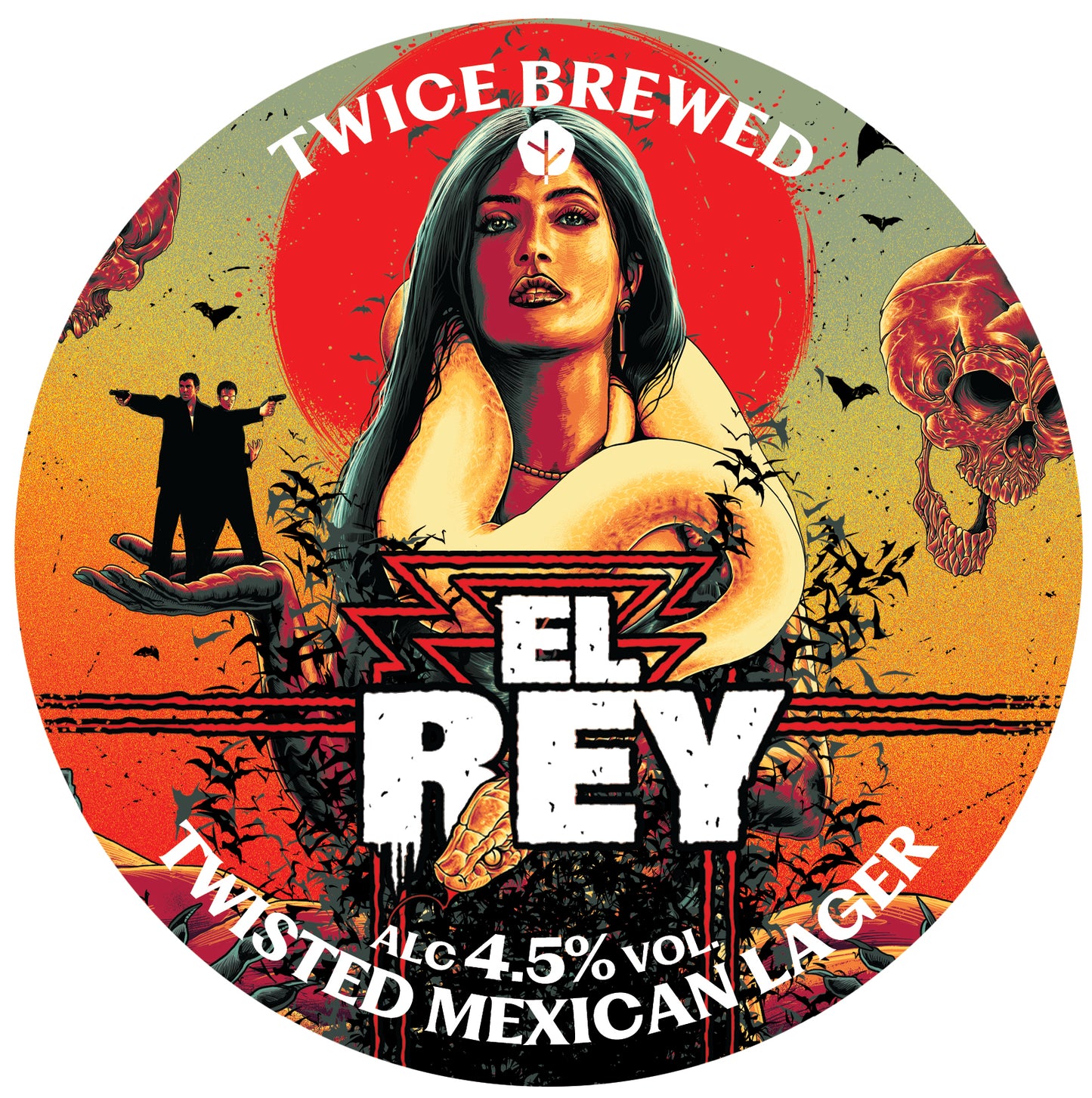 El Rey, Twisted Mexican Lager, 4.5% - 440ml Can