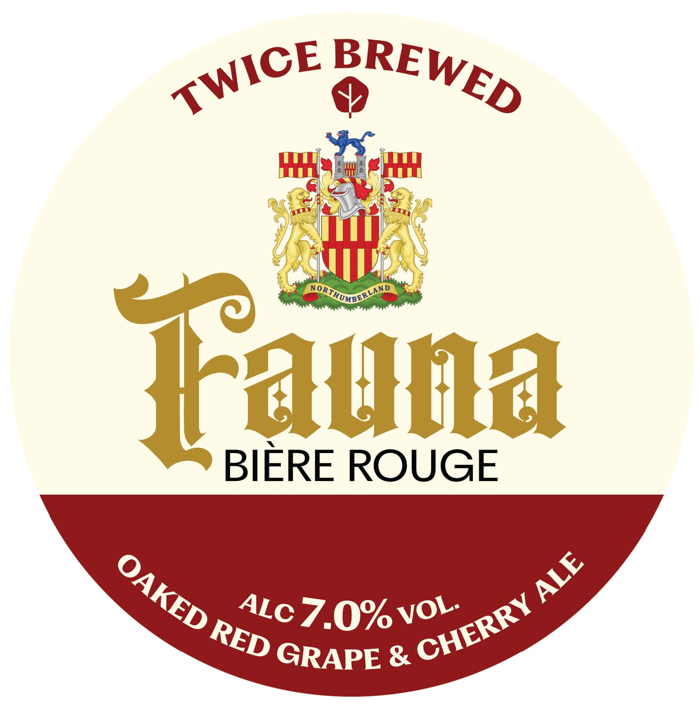 Fauna, Oaked Red Grape & Cherry Ale, 7.0% - 440ml Can