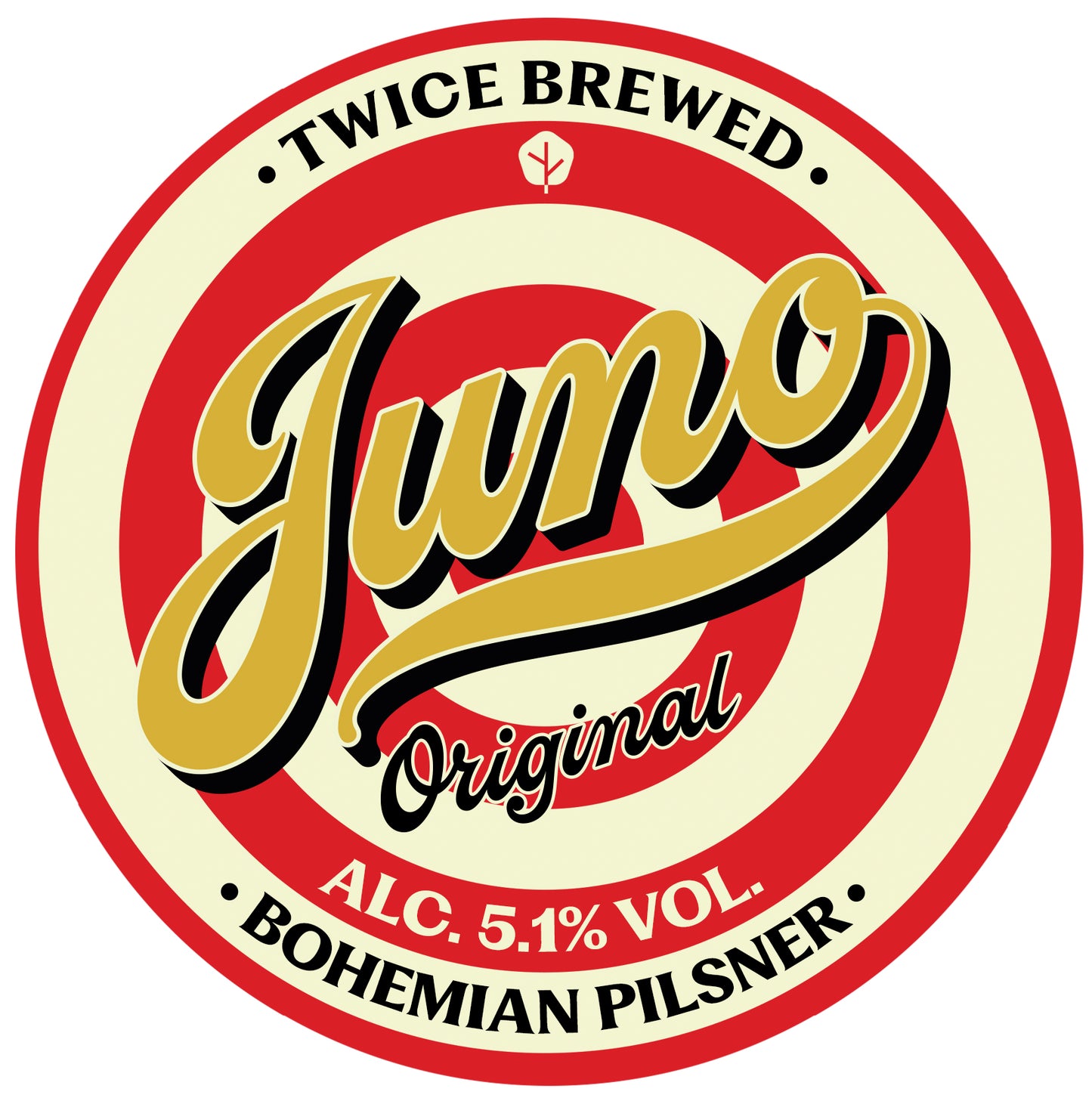 Juno Original, Bohemian Pilsner (GF), 5.1% - 440ml Can