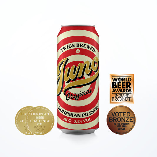 Juno Original, Bohemian Pilsner (GF), 5.1% - 440ml Can