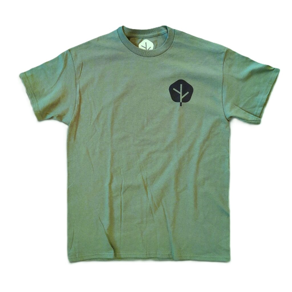 Twice Brewed Brewing Co Logo T-Shirt (Military Green)