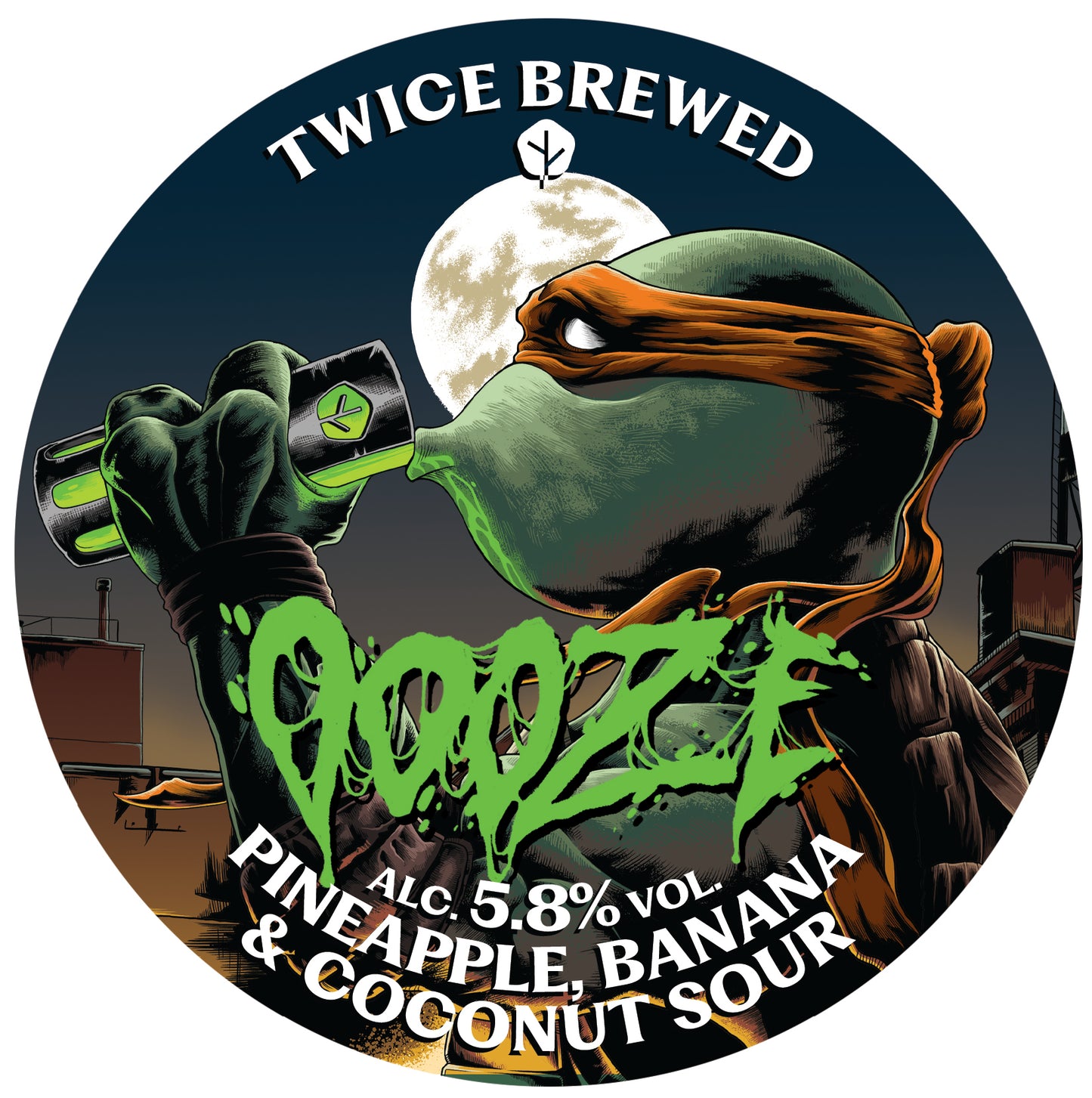 Ooze, Pineapple Banana & Coconut Sour, 5.8% - 440ml Can