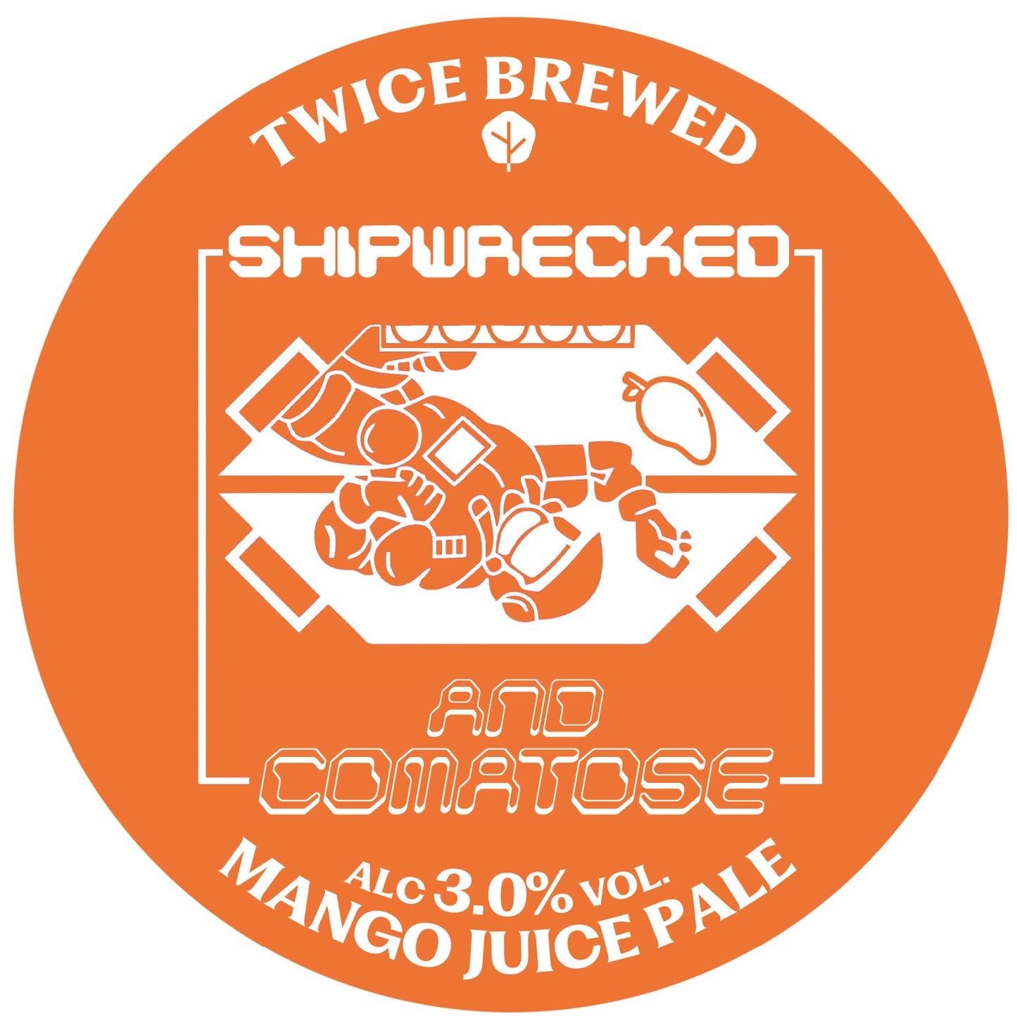 Shipwrecked & Comatose, Mango Juice Pale, 3.0% - 440ml can